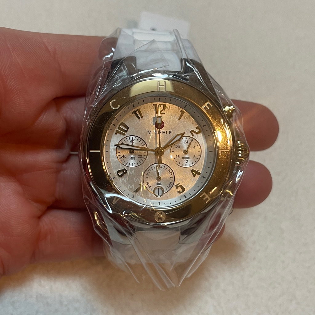 Nwt Michele Silicone Watch